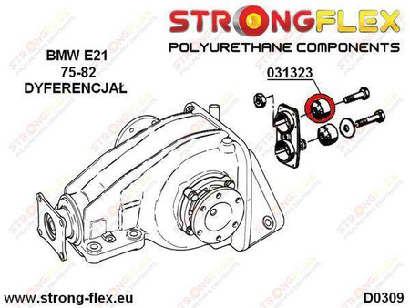 Rear diff mounting bush SPORT