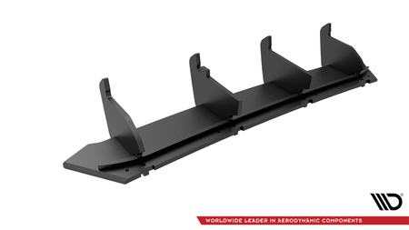 Diffuser Volkswagen Passat B8 Facelift Rear Street Pro Black-Red