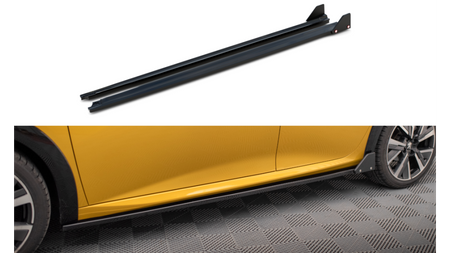 Dokładka Peugeot 208 GT II Progi + Flaps Gloss Black