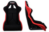 Racing Seat Bimarco Cobra III Velvet Black Red