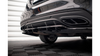 Splitter Mercedes-Benz C W205 Facelift Rear Central with Diffuser Gloss Black