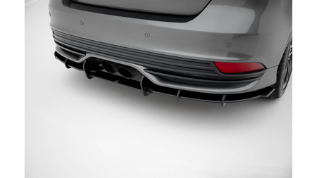 Diffuser Ford Focus ST Mk3 Facelift Rear Street Pro Red