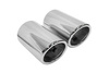 Exhaust Tip 70mmx2 enter 67mm Chrome