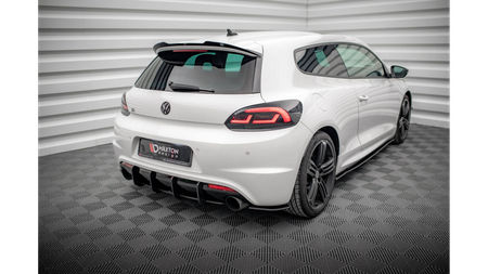 Splitter Volkswagen Scirocco III R Rear Side Street Pro Black