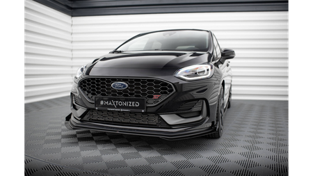 Splitter Ford Fiesta VIII Facelift ST Front Pro + flaps Black