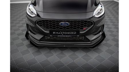 Splitter Ford Fiesta VIII Facelift ST Przód Pro + flaps Black