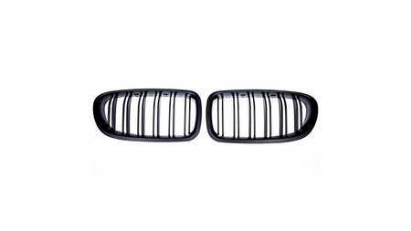 Grill BMW 5 F10 F11 Dual Line Matt Black