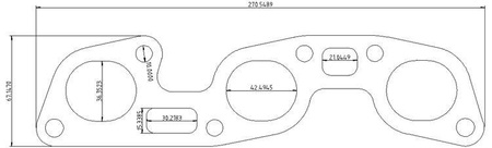 Exhaust flange Nissan RB26