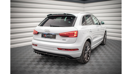 Przedłużenie Spoilera Audi Q3 8U Facelift Gloss Black
