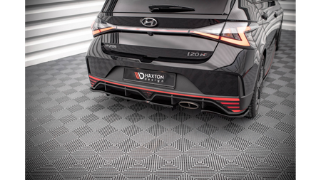 Splitter Hyundai I20 N III Rear Central with Diffuser Gloss Black