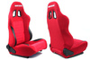 Racing seat RAPID Bride Velvet Red