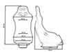 Racing seat SLIDE R1 material Black S