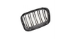 Grill BMW 3 E46 Compact podwójne żeberka Gloss Black