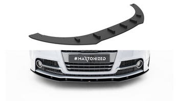 Splitter Audi TT S S-Line 8J Facelift Przód Street Pro Black-Red