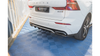 Splitter Volvo XC60 II R-Design Rear Central with Diffuser Gloss Black