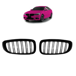 Grill BMW 3 F34 podwójne żeberka Gloss Black
