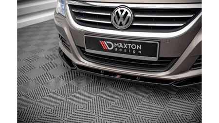 Splitter Volkswagen Passat CC przód v.4 Gloss Black