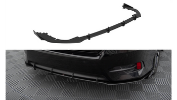 Splitter Honda Civic X Rear Side Street Pro Black-Red + Gloss Flaps