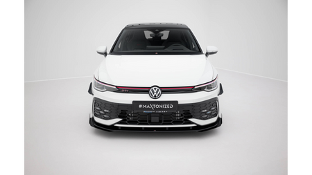 Splitter Volkswagen Golf GTI GTE R-Line Mk8 Facelift Front Side