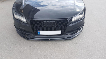 Splitter Audi A7 C7 S-Line Front v.1 Gloss Black