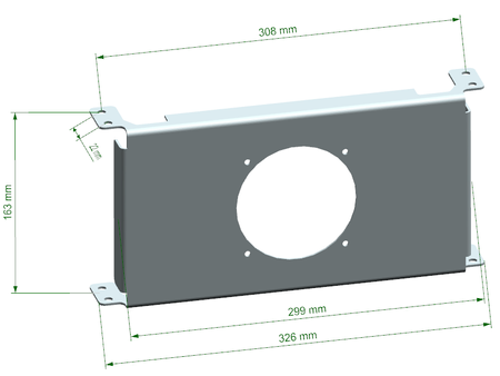 Cooling Plate TurboWorks Chłodnicy Oleju 19 rzędowej 4 calowy wentylator