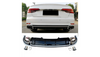 Diffuser Audi A4 B8 Facelift Rear with Pipes