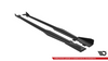 Diffuser Audi TT 8S S-Line Side Skirts Street Pro Black-Red + Gloss Flaps