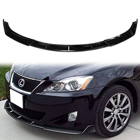 Diffuser Lexus IS II Front Bumper Gloss Black