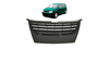 Grill Volkswagen Touran Black badgeless