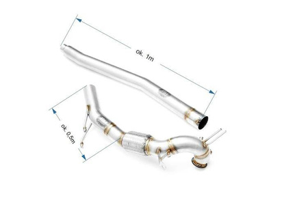 Downpipe AUDI A3 VW GOLF VI VW Passat SCIROCCO