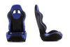 Racing seat MONZA PVC Blue