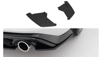 Splitter Volkswagen Golf GTI Mk8 Rear Side Street Pro Black v.1