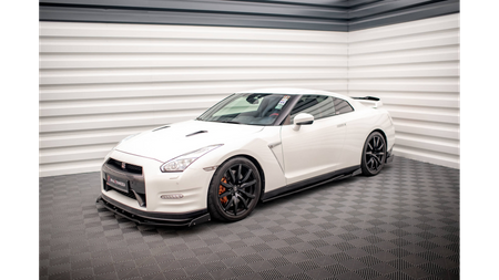 Dokładka Nissan GTR R35 Facelift Progi + Flaps Gloss Black