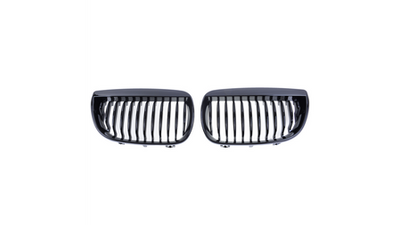 Grill BMW 1 E81 E87 pojedyncze żeberka Gloss Black