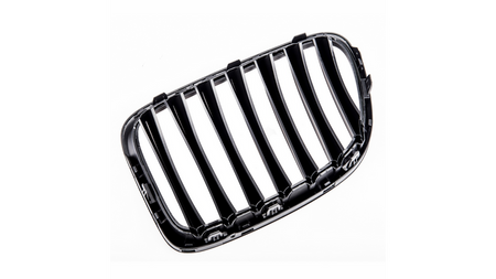 Grill BMW X1 E84 pojedyncze żeberka Matt Black