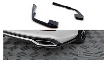 Splitter Volvo S60 III R-Design Tył Boczne Gloss Black