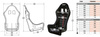 Racing seat Sabelt Titan (GT-140 L) FIA