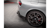 Splitter BMW 2 G42 M-Pack Rear Side v.2 + Flaps Gloss Black