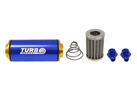 TurboWorks Fuel Filter AN6 Blue