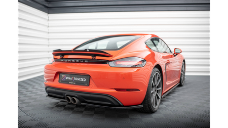 Splitter Porsche 718 Cayman 982c Tył Boczne