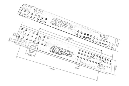 SEAT BRACKETS FOR BMW 1M E82 / M3 E90 E92 E93 ALU LEFT