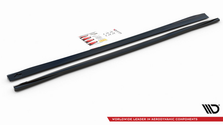 Diffuser Volvo V90 II Side Skirts Gloss Black