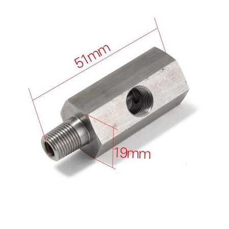 Oil pressure sensor adapter 1/8" BSPT for 1/8" NPT