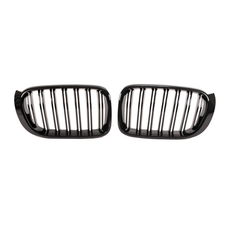 Grill BMW X3 F25 X4 F26 Facelift podwójne żeberka Gloss Black