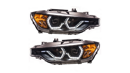 Lights BMW 3 F30 F31 Front Xenon Black DRL