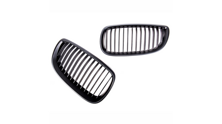 Grill BMW 3 E92 E93 pojedyncze żeberka Matt Black