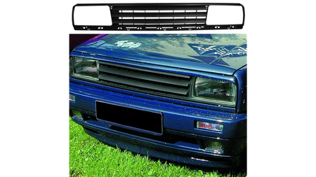 Grill Volkswagen Jetta II Black badgeless