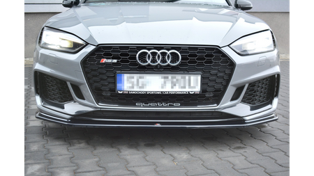 Splitter Audi RS5 F5 przód v.2 Gloss Black