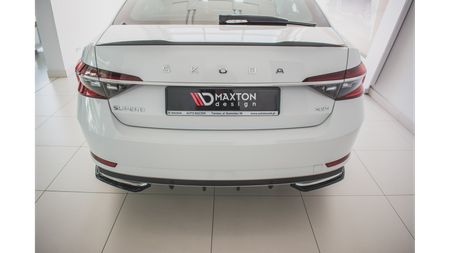 Splitter Skoda Superb III Facelift Rear Side Gloss Black