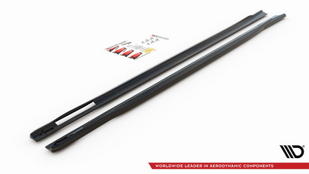 Diffuser BMW 4 G22 M-Pack Side Skirts v.3 Gloss Black